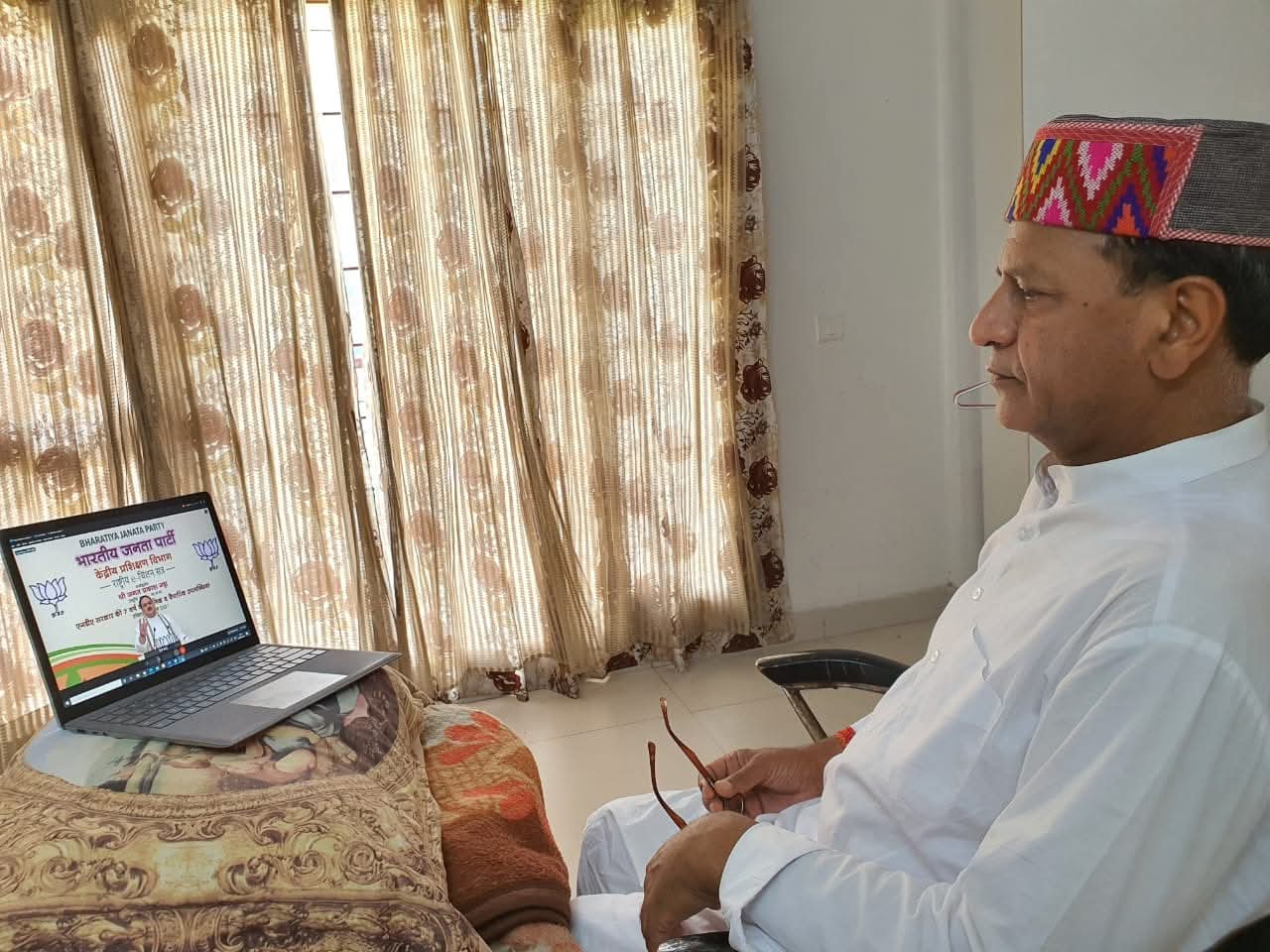 श्री जगत प्रकाश नड्डा जी की अध्यक्षता में वर्चुअल मीटिंग