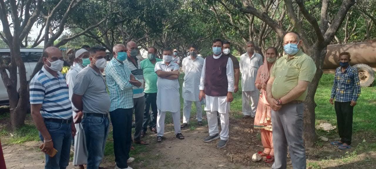 माजरा क्षेत्र में नवगठित तीन पंचायतों के भवनों के निर्माण हेतु भूमि का चयन